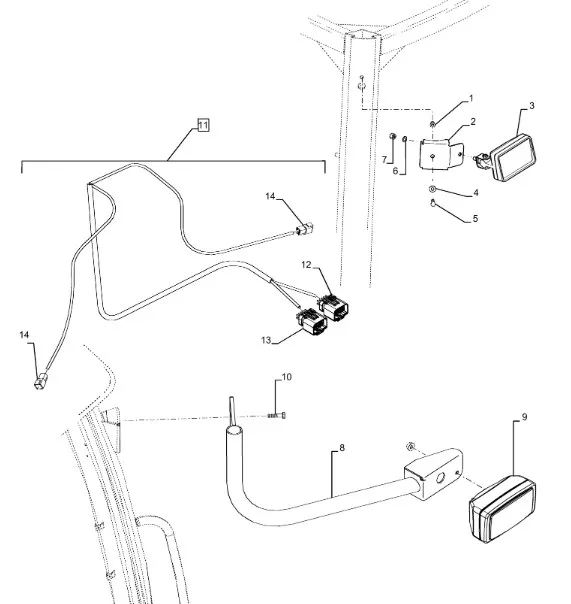 87378019 - Трубчатый кронштейн